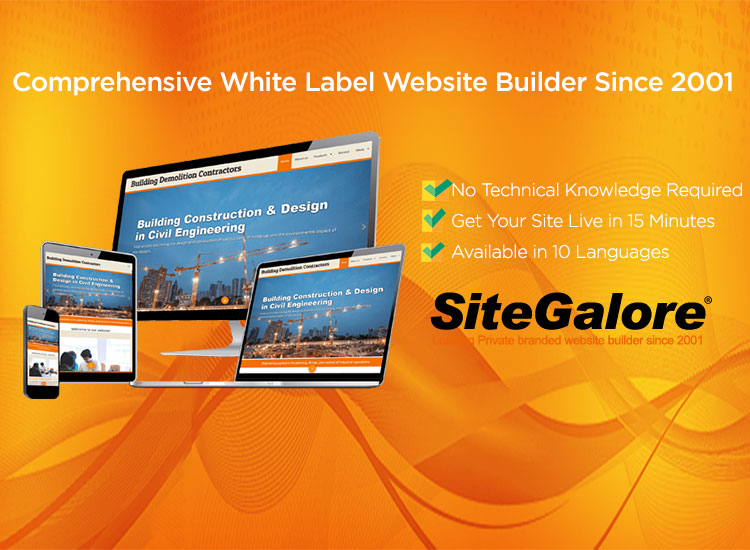 SiteGalore White Label Website Builder Application is now Mobile compatible