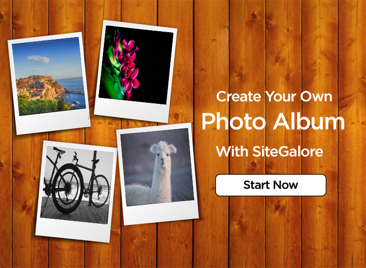 How to Create an Photo album in SiteGalore