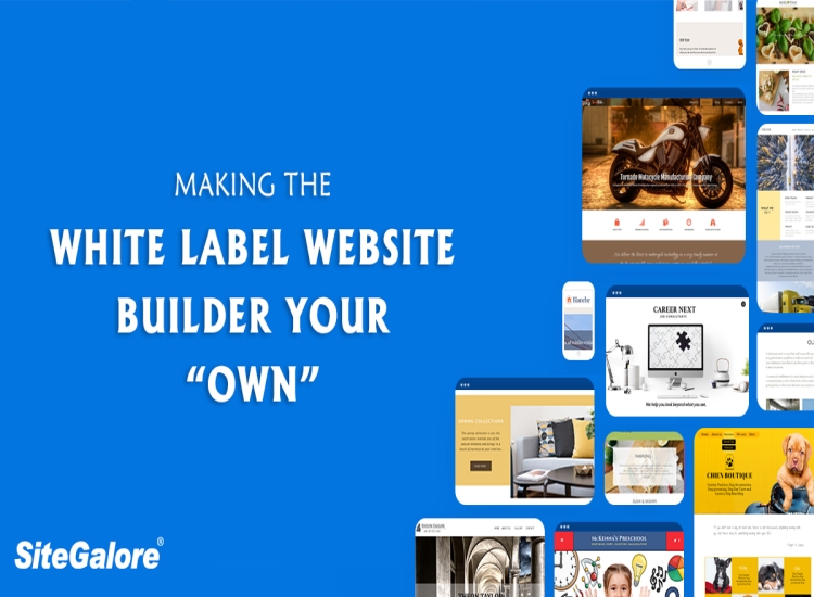 Making the white label website builder your “own”!