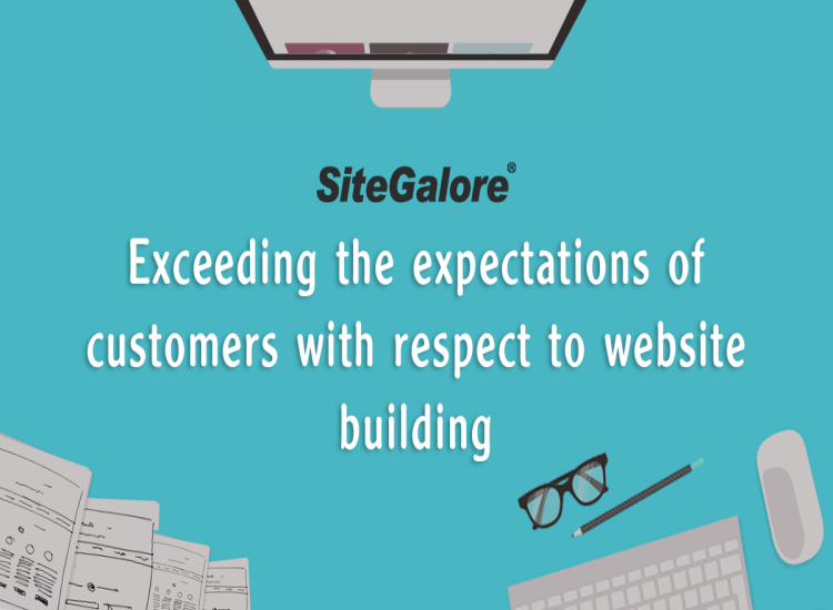 Exceeding the expectations of customers with respect to website building!