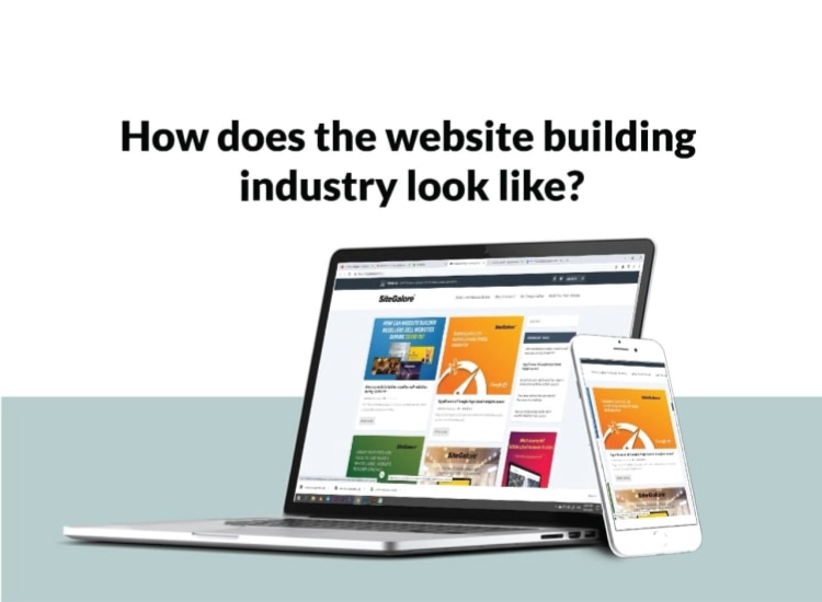 How does the website building industry look like?