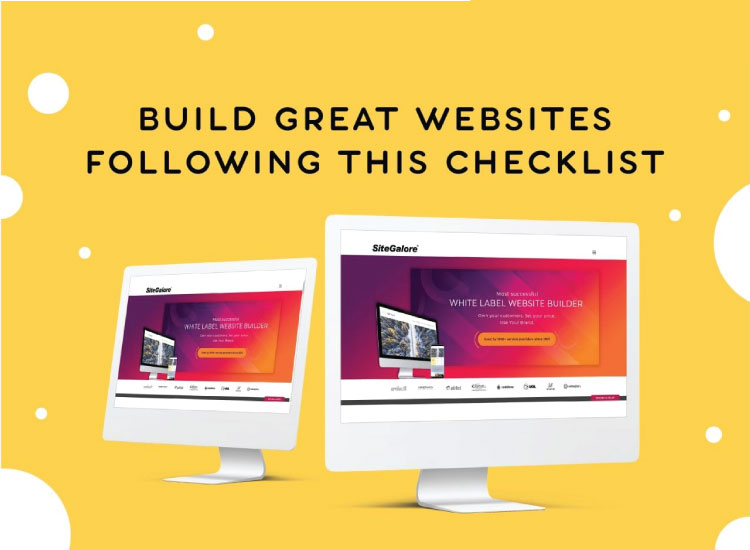 Build great websites following this checklist!